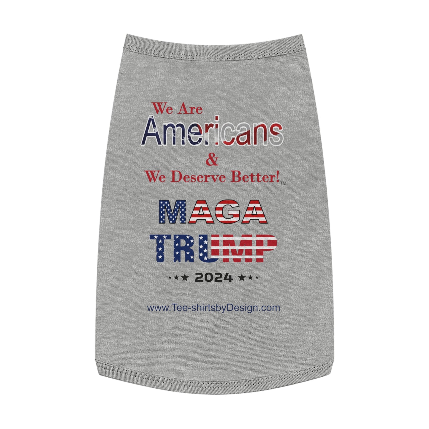 We Are Americans Pet Tank Top