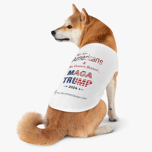 We Are Americans Pet Tank Top