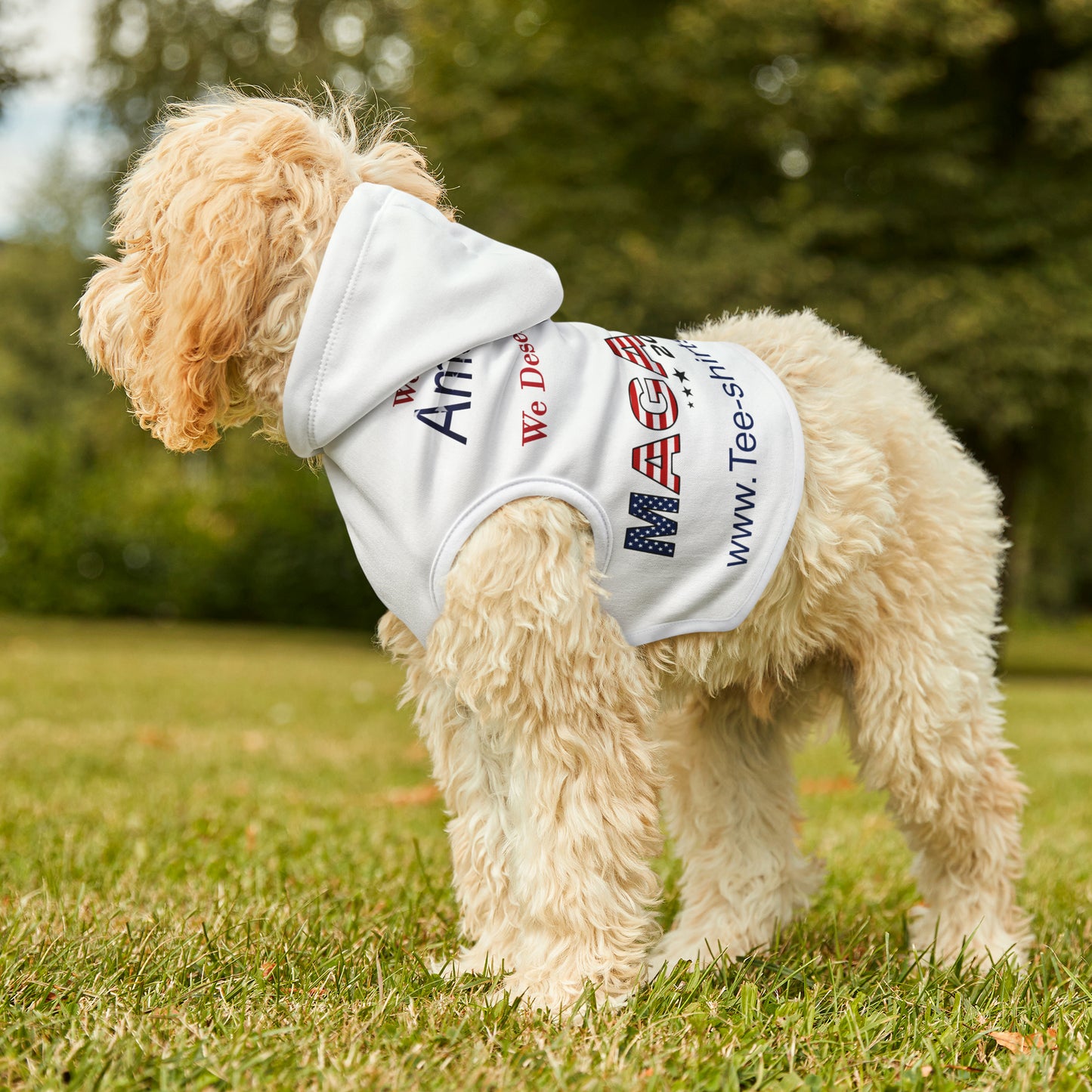 We Are Americans Pet Hoodie