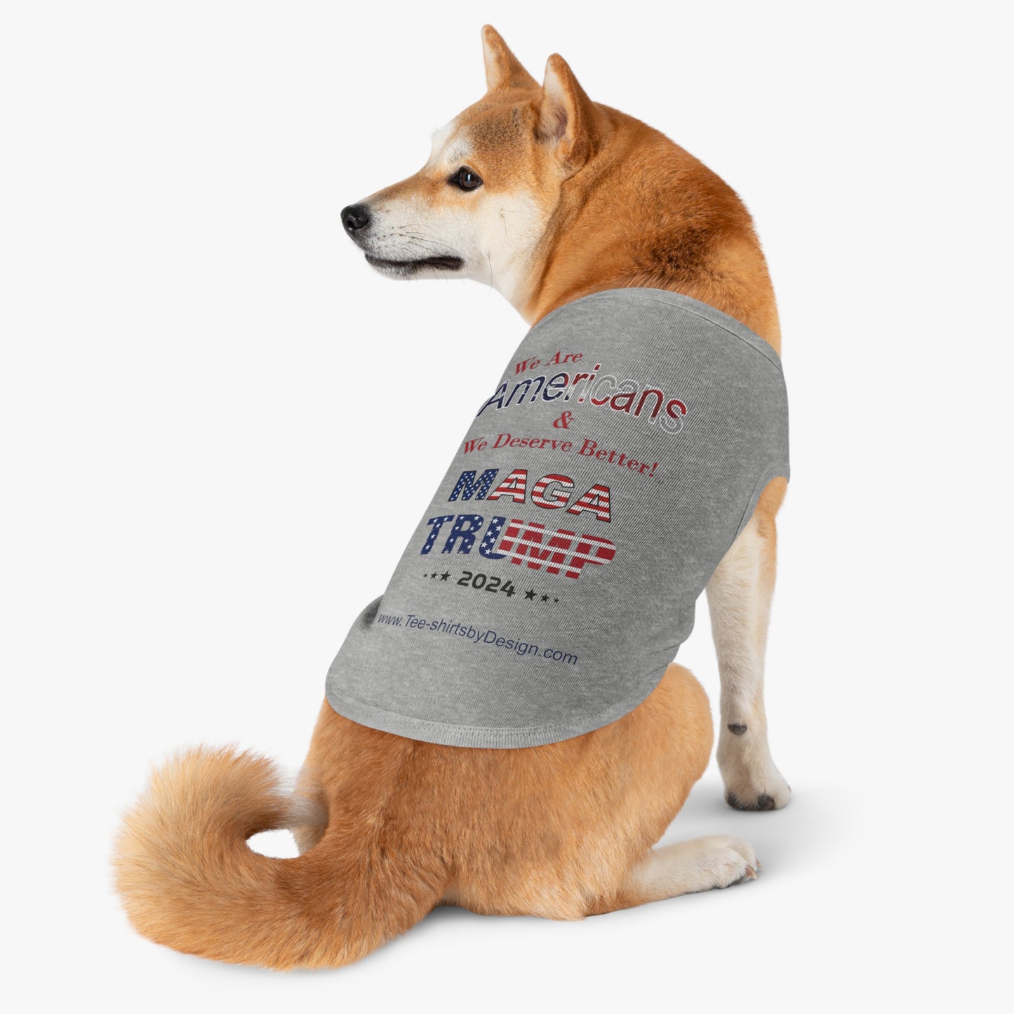 We Are Americans Pet Tank Top