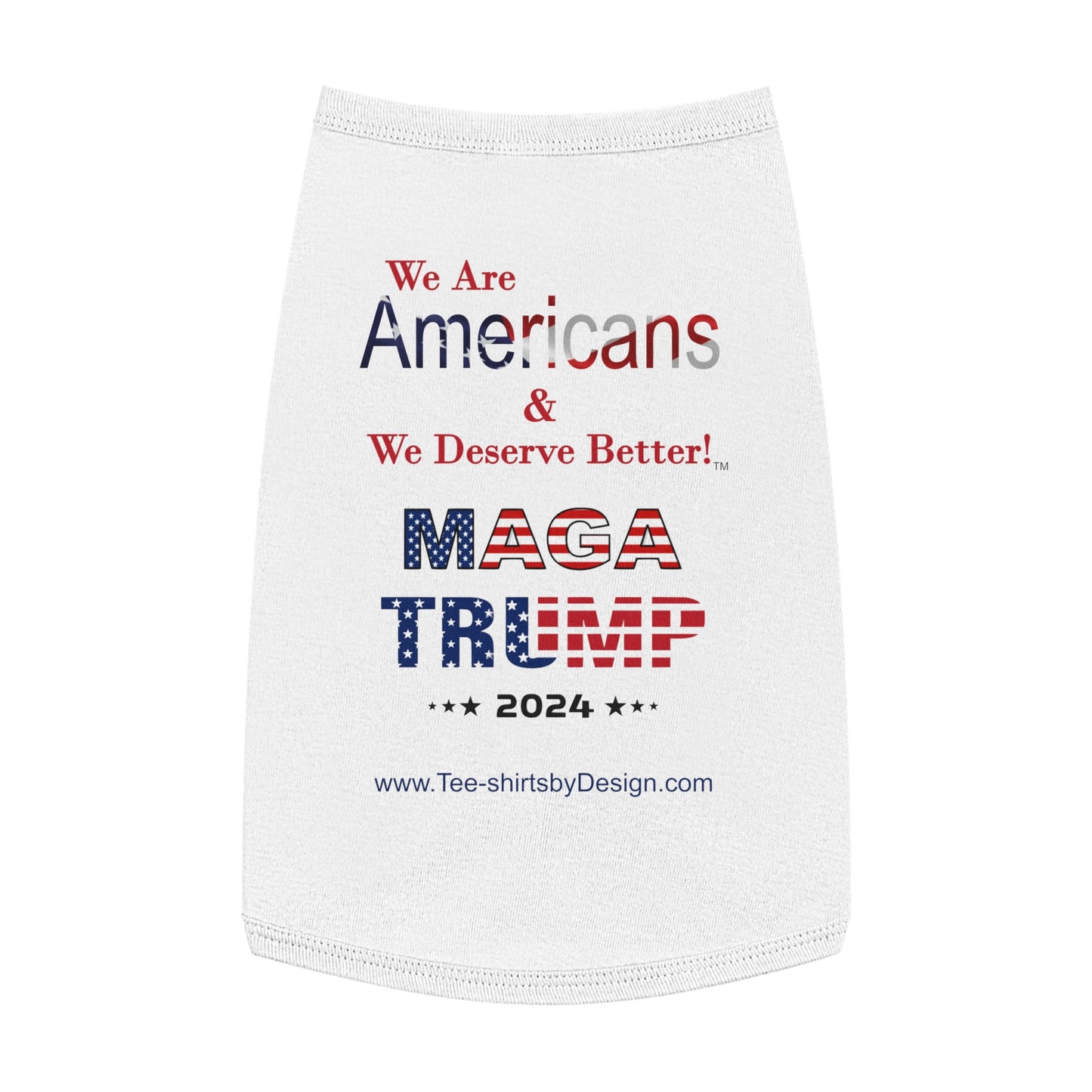 We Are Americans Pet Tank Top