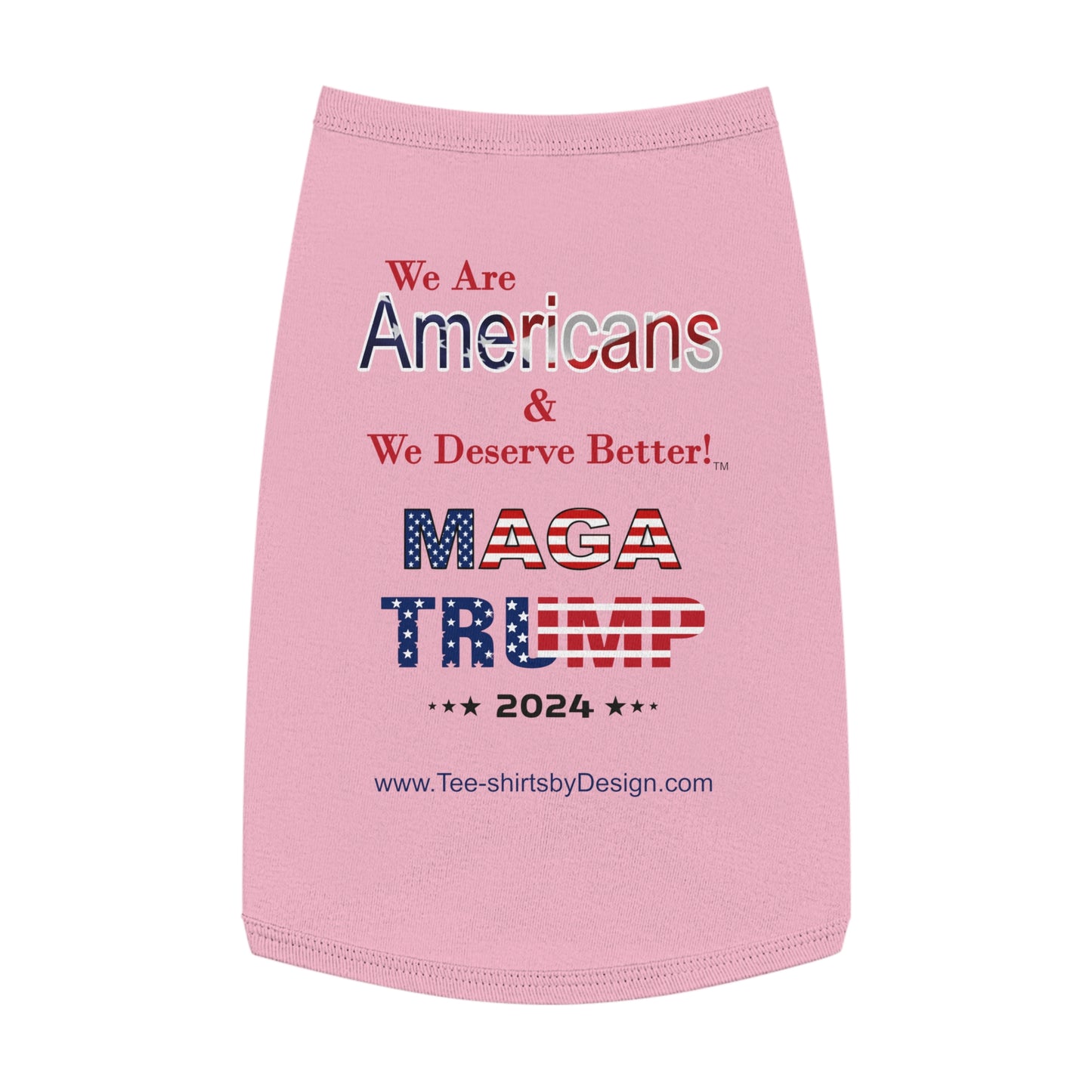 We Are Americans Pet Tank Top