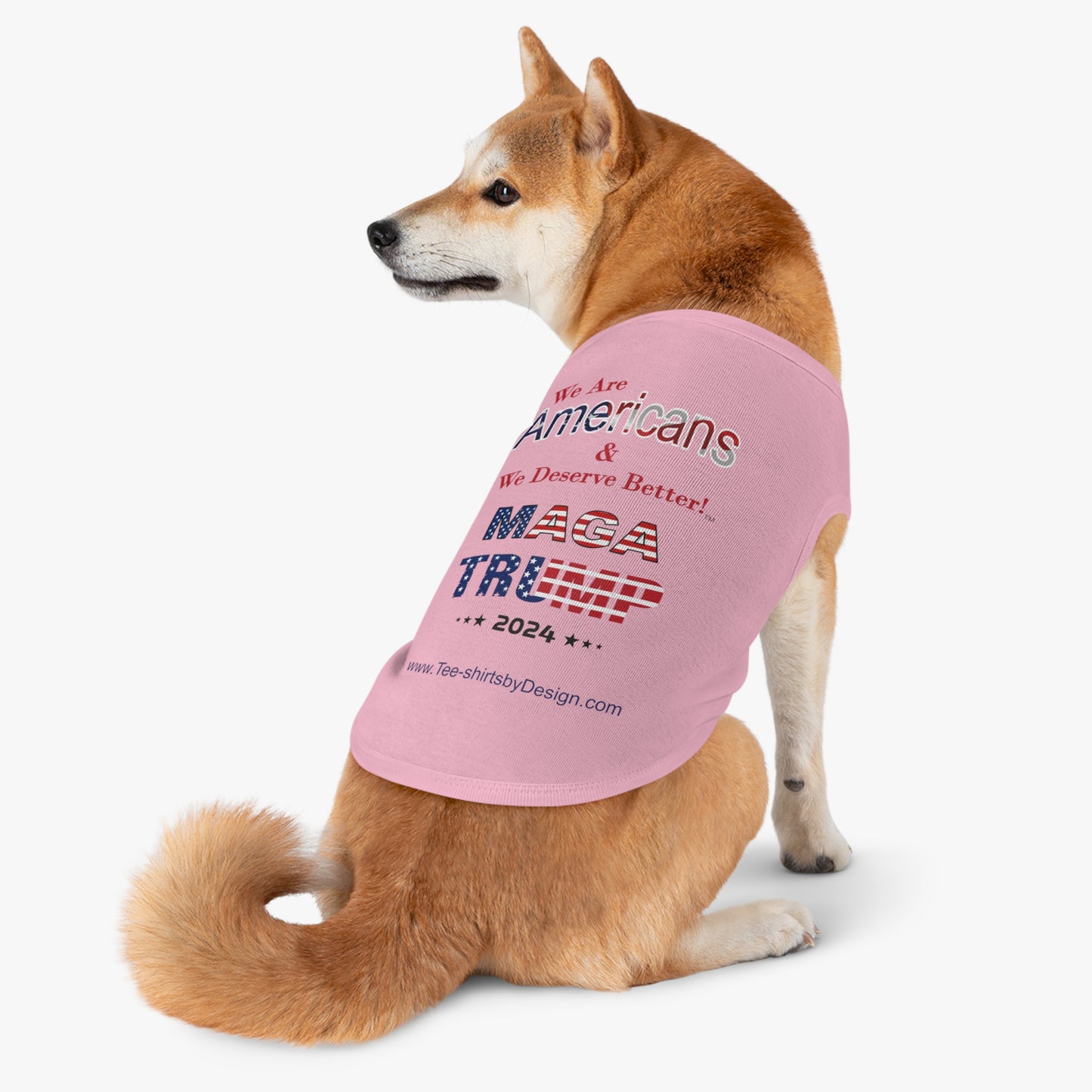 We Are Americans Pet Tank Top