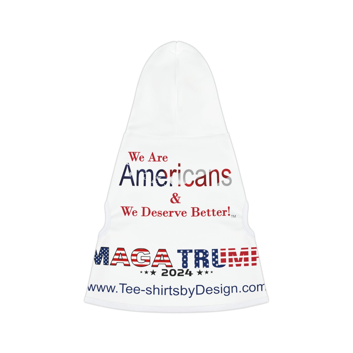 We Are Americans Pet Hoodie