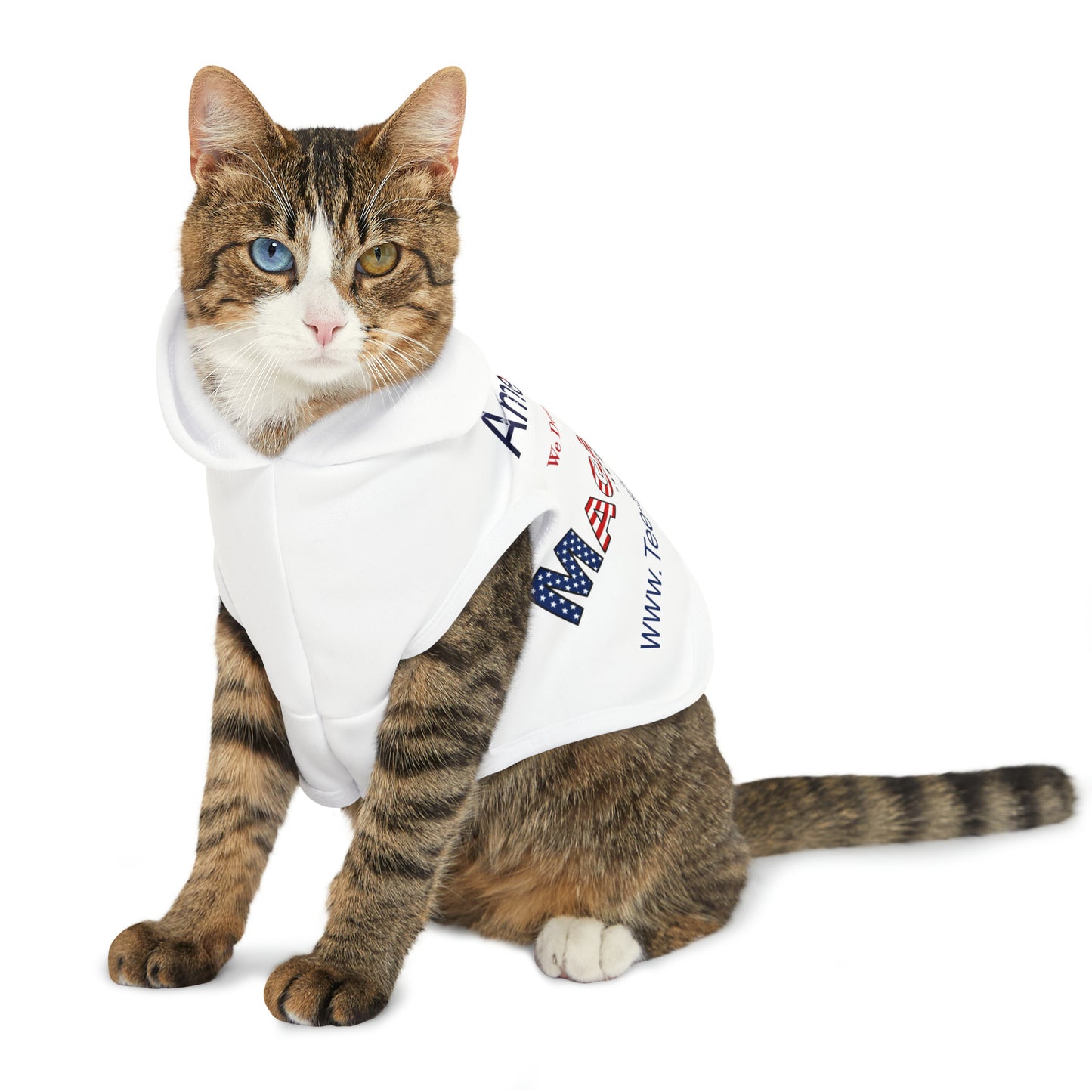 We Are Americans Pet Hoodie